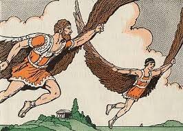 Mito griego de Ícaro y dédalo