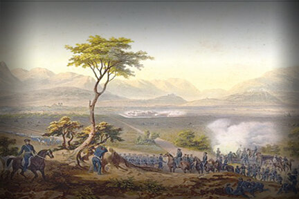 Fuerzas norteamericanas Inician las primeras batallas contra las tropas mexicanas