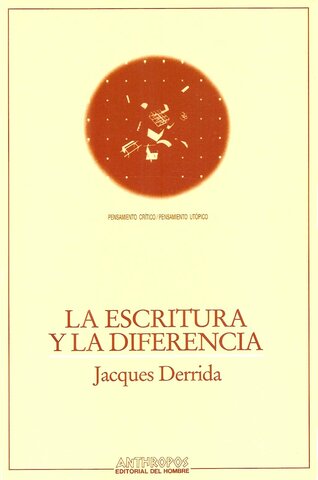 La escritura y la diferencia