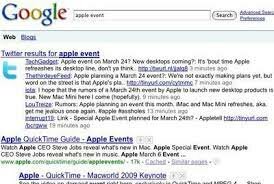 GOOGLE lanza las búsquedas en tiempo real.