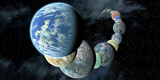 Earth and planets in the solar system formed