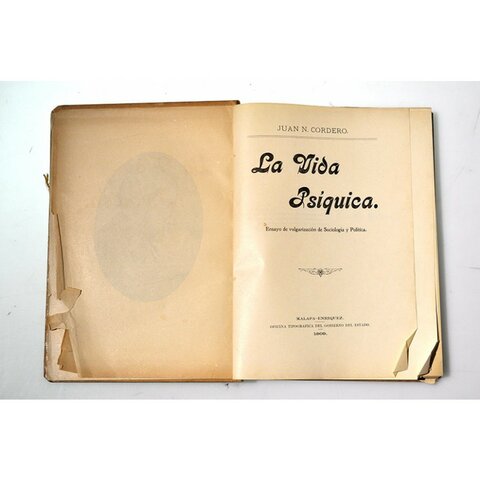 Publicación de La Vida Psíquica, por Juan N. Cordero, de Xalapa, México