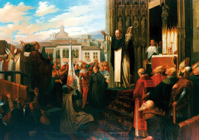 Sant Vicent Ferrer participa en el Compromís de Casp