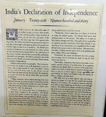 Gandhi Publishes the Declaration of Independence of India