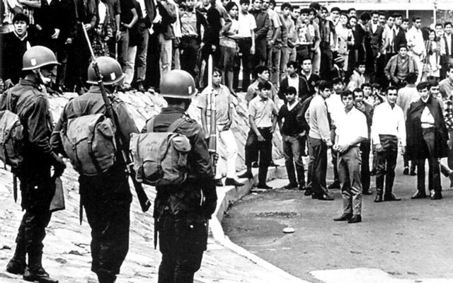 Octubre 2 de 1968 (Social) Matanza de Tlaltelolco durante la presidencia de Gustavo Díaz Ordaz