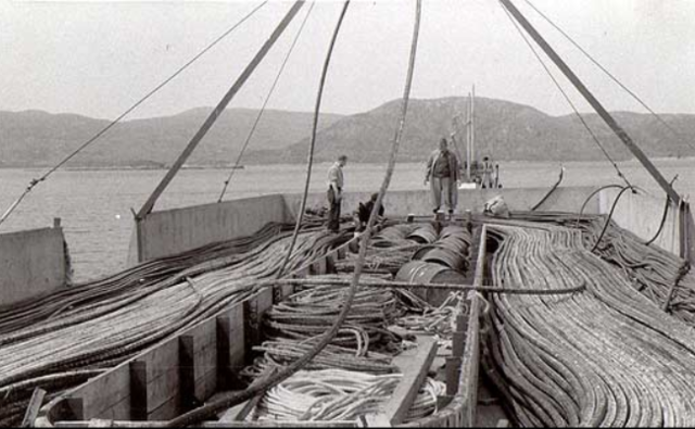 Primer intento fallido de un cable submarino transatlántico.