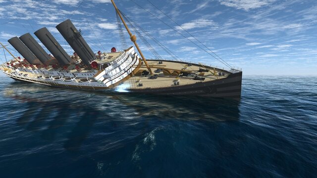 «Lusitania» naufraga