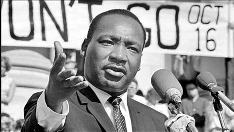 Martin Luther King Jr. delivers a speech in protest of the Vietnam war