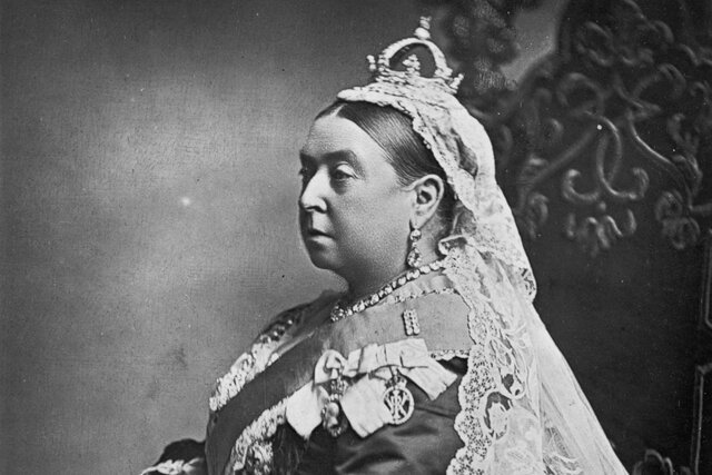 La regina della Gran Bretagna Vittoria imperatrice delle Indie