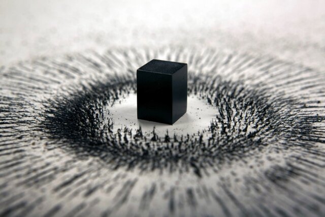 Primera generación de imanes de tierras raras.