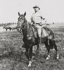 Teddy Roosevelt the Rough Rider at San Juan Hill