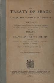 Firma del tratado de Versalles