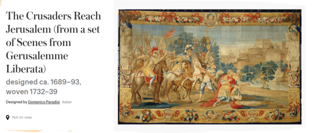 The Christians set out for the First Crusades