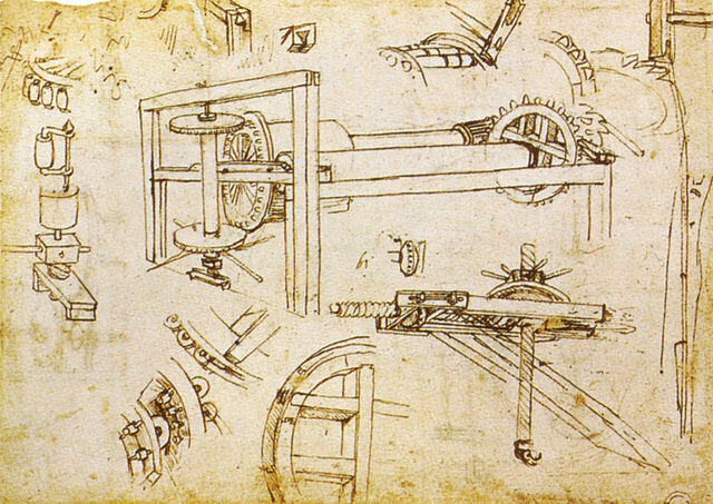 El renacimiento. Da Vinci y el dibujo técnico.