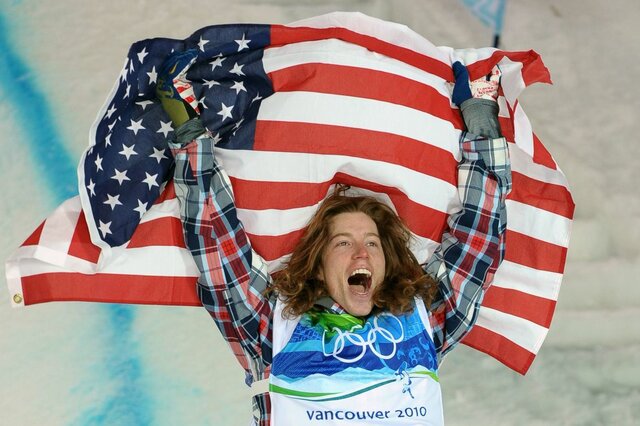 2006 Turin, Italy, Shaun White's first gold medal