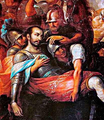 La herida de un guerrero