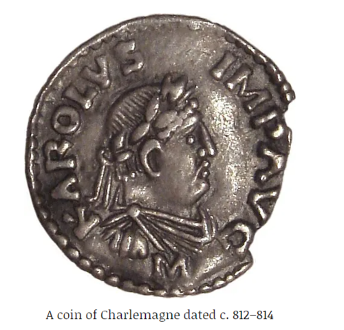 Charlemagne is crowned emperor by Pope Leo III