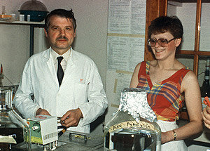 Françoise Barré-Sinoussi y Luc Montagnier