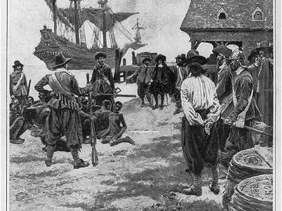 First Africans arrive in Virginia via Dutch traders.