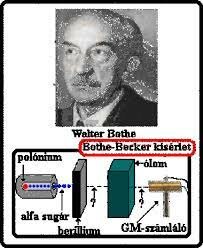 Walther Bothe y H. Becker.