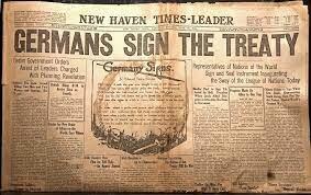 Treaty of Versailles is signed