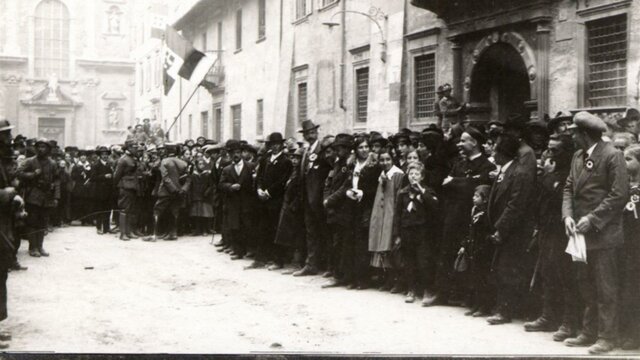 Gli Italiani entrano a Trento e a Trieste