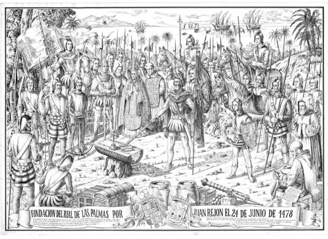 Desembarco de Juan Rejón en Gran Canaria