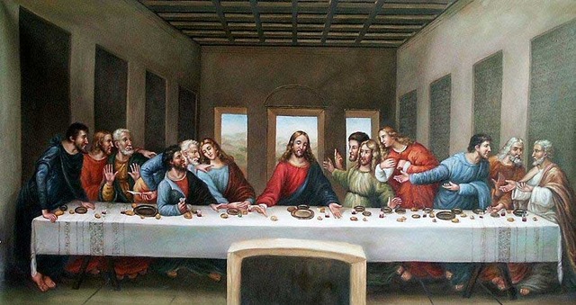 The Last Supper is Painted