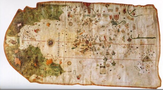 1492: Columbus lands in the Caribbean