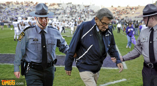 Joe Paterno was fired
