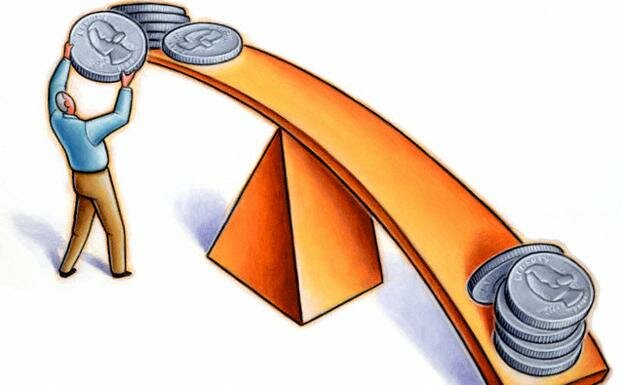 Ejes y áreas en declive