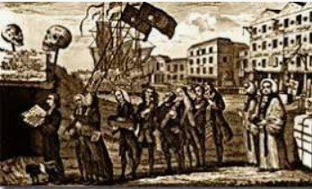 1764: Sugar Act imposes new taxes on trade; James Otis argued that taxation without representation violates colonist’s liberties