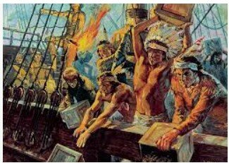 1773: At Boston Tea Party’ colonists toss British tea in Boston Harbor