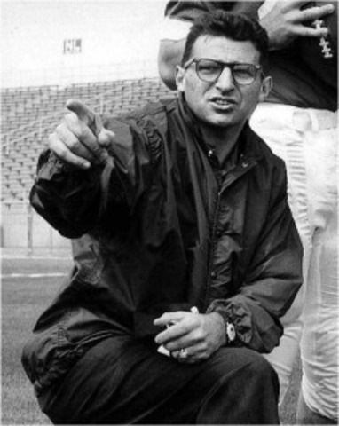 Joe Paterno coached his first Penn State football game as head coach