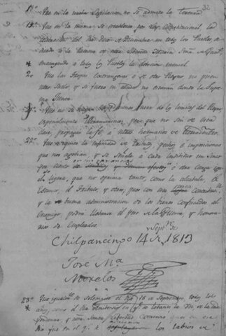 Sentimientos de la Nación