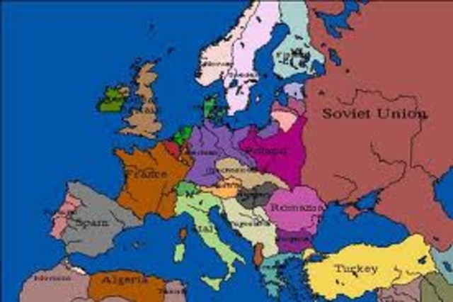 Map of Countries after the War