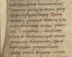 Approximate date of the earliest manuscript records of Old English