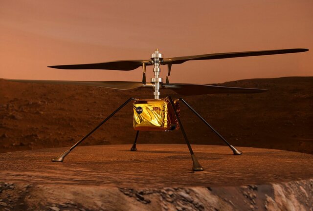 First aerodynamically-powered flight on another celestial body (Mars).