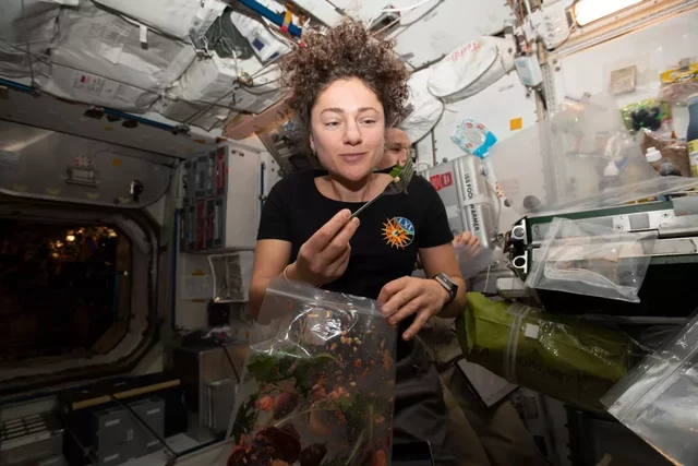 First food grown in space eaten