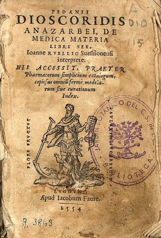 Dioscórides "padre de la farmacognosia"
