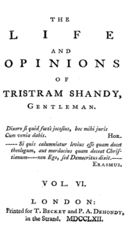 Vida y opiniones del caballero Tristiam Shandy-Laurence Sterne