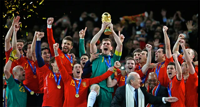 España gana el Mundial de Fútbol.