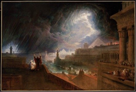 7º PLAGA: LLUVIA DE FUEGO Y GRANIZO