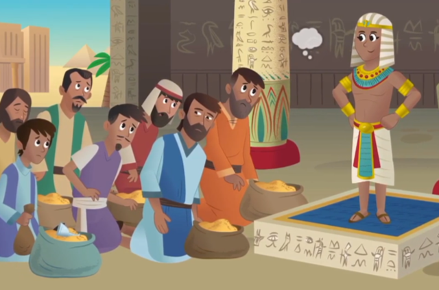 Los hermanos de José van a Egipto