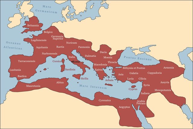 Massima espansione Impero Romano