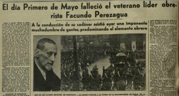 Muere Facundo Perezagua