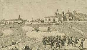 Enfrentamiento entre tropas Isabelinas y carlistas