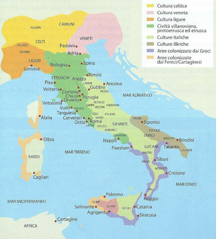 Espansione di Roma in Italia.