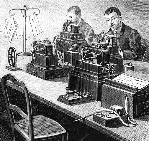 El primer telégrafo Comercial