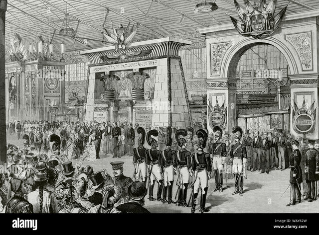 Inaugura de la Exposición del Centenario de los Estados Unidos